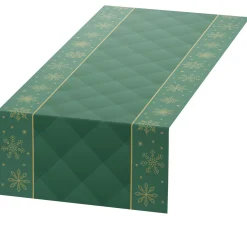 Dunicel® Tête-à-Tête-Tischläufer 0,4 x 24 m Rhombus Green