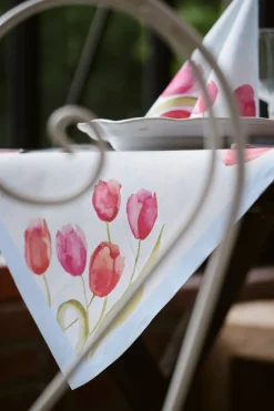 Dunicel®-Mitteldecke 84 x 84 cm Painted Tulips