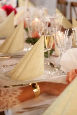 Dunilin®-Serviette 40 x 40 cm Opulent Cream