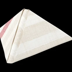 Dunilin®-Serviette 40 x 40 cm Rigato Bordeaux