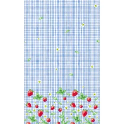 Dunisilk® Tischdecke 138 x 220 cm Strawberry Picnic