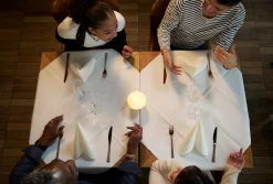 Dunisilk®-Mitteldecke 84 x 84 cm Linnea White