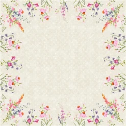 Dunisilk®-Mitteldecke 84 x 84 cm Floret