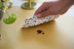 Dunisilk®-Tischdecke 118 x 120 cm Linnea Cream