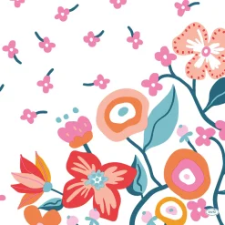 Dunisoft®-Serviette 40 x 40 cm Vibrant Bloom