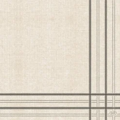 Dunisoft®-Serviette 40 x 40 cm Linen Lines Black