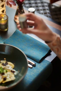 Dunisoft®-Serviette 40 x 40 cm Golden Deco