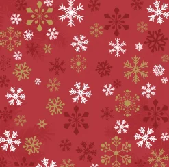 Dunisoft®-Serviette 40 x 40 cm Traditional Snow Red