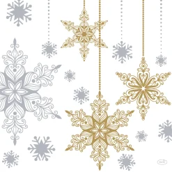 Dunisoft®-Serviette 40 x 40 cm Snowstars White