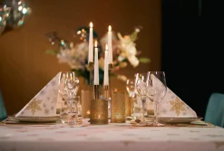 Dunisoft®-Serviette 40 x 40 cm Snowstars White