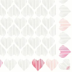 Dunisoft®-Serviette 40 x 40 cm Amour