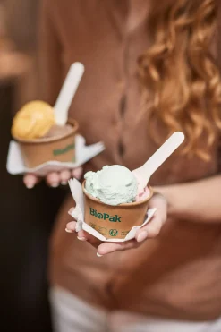 Eislöffel 9,5 cm Weiß