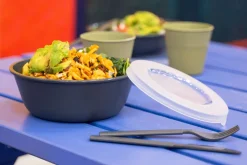 Everywhere Schüssel Mehrweg 1150 ml Dunkelgrau ungeteilt