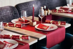 Evolin® Tête-à-Tête-Tischläufer 0,41 x 24 m Bordeaux