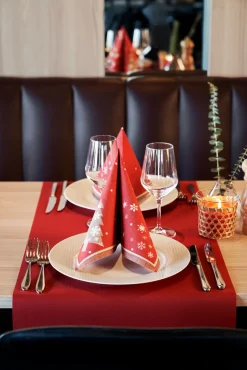 Evolin® Tête-à-Tête-Tischläufer 0,41 x 24 m Bordeaux