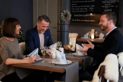 Evolin® Tête-à-Tête-Tischläufer 0,41 x 24 m Granite Grey