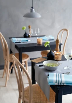 Evolin® Tête-à-Tête-Tischläufer 0,41 x 24 m Granite Grey