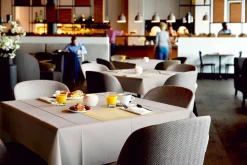 Evolin®-Tischdecke 127 x 127 cm Granite Grey