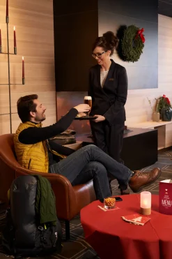 Evolin®-Tischdecke rund Ø 180 cm Bordeaux