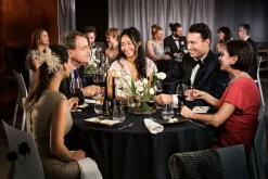 Evolin®-Tischdecke rund Ø 240 cm Schwarz