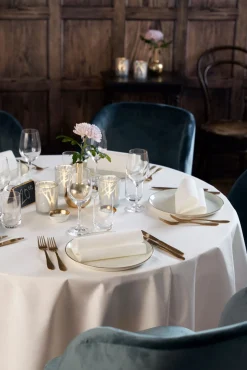 Evolin®-Tischdecke rund Ø 180 cm Cream