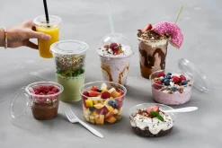 Flacher Deckel ohne 41/47/59 cl Transparent