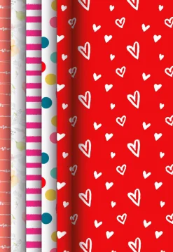 Geschenkpapier 0,7 x 2 m Red Dreams