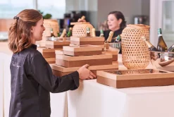 Glance Catering Tray Medium 359 x 252 x 80 mm Braun ungeteilt