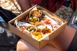 Glance Catering Tray Small 225 x 226 x 60 mm Braun ungeteilt