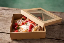 Glance Catering Tray Small 225 x 226 x 60 mm Braun ungeteilt