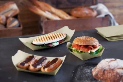 Graspapier-Schale, Bloom Medium 230 x 140 x 60 mm Nature