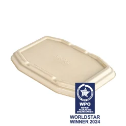 HMR Fibre Deckel 222 x 155 x 21 mm Braun