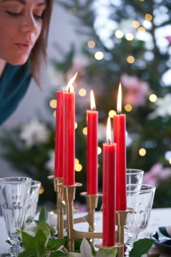 Kerzen 190 x Ø 22 mm 6 Std. Weiß