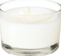 Kerzenglas Ibiza 58 x Ø 85 mm 18 Std. Weiß