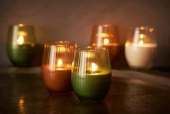 Kerzenglas Ritz 12,5 cm, ø 7,6 cm 55 Std. Braun