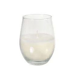 Kerzenglas Ritz 12,5 cm, ø 7,6 cm 55 Std. Weiß