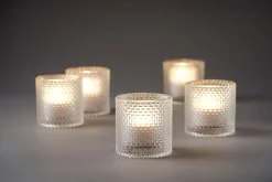 Kerzenhalter 80 x Ø 80 mm Klar