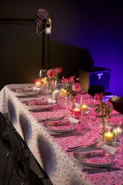 Kerzenhalter 78,5 x 78 Gelb