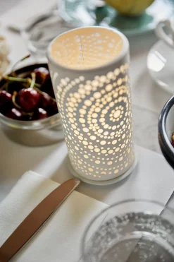 Kerzenhalter Billy 140 x Ø 75 mm Weiß