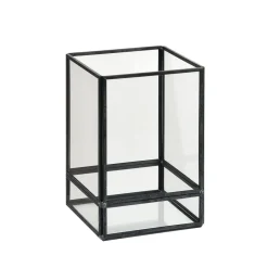 Kerzenhalter Capella 10 x 10 x 15 cm Schwarz