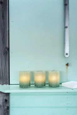 Kerzenhalter Silky 115 x 85 mm Grün