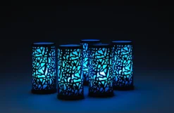 Kerzenhalter Twist 140 x Ø 75 mm Schwarz