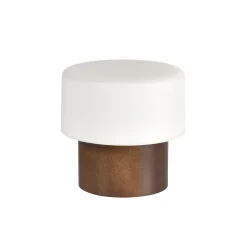 LED -Kerzenhalter Sister Bambus 11 x Ø 11 cm Braun