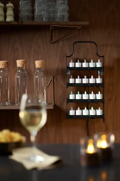 LED Ladestation, 40 Stück 242 x 107 x 430 mm Schwarz