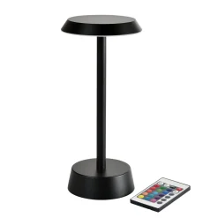 LED Lampe kabellos Nour 26,3 x Ø 11,9 cm 14 Std. Graphite