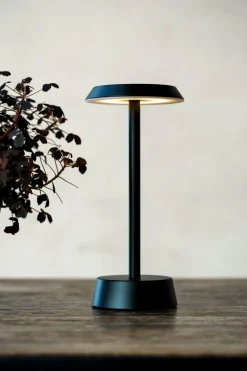 LED Lampe kabellos Nour 26,3 x Ø 11,9 cm 14 Std. Graphite