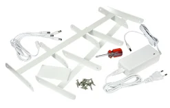 LED Mini Lamp Ladestation, 32 Stück 255 x 140 x 430 mm Weiß