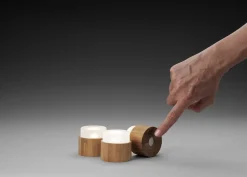 LED Mini Lamp, wiederaufladbar, 3er Set 48 x Ø 50 mm 13 Std. Weiß