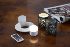 LED Mini Lamp, wiederaufladbar, 3er Set 48 x Ø 50 mm 13 Std. Weiß