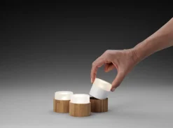 LED Mini Lamp, wiederaufladbar, 3er Set 48 x Ø 50 mm 13 Std. Weiß